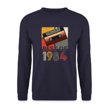 Best of 1984 - Unisex Pullover - Navy - Vorne - Alina (178cm) & Michal (187cm)