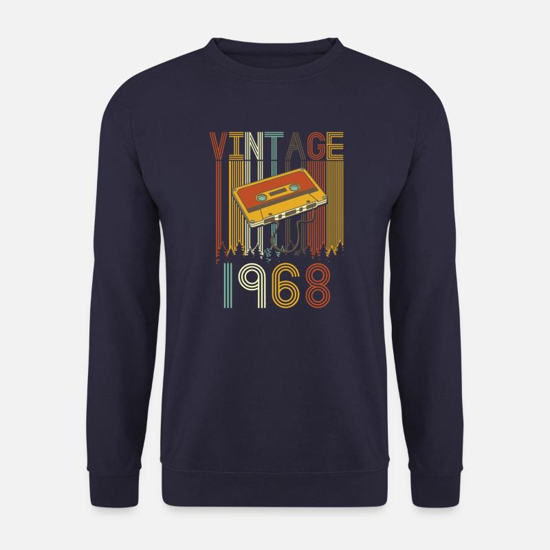 Vintage 1968 Retro - Unisex Pullover - Navy