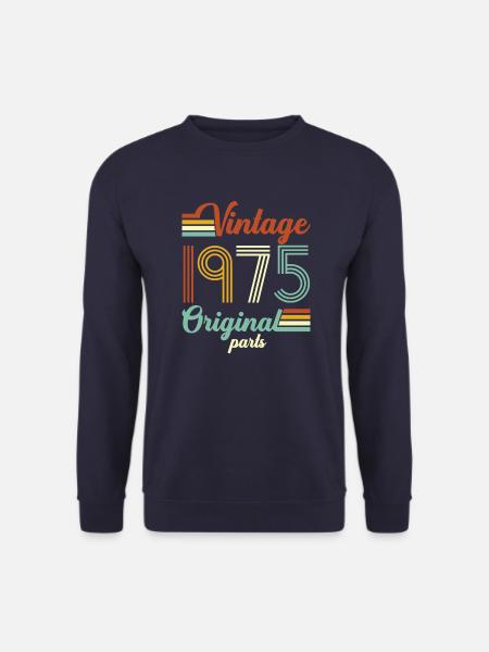 Vintage 1975 Original - Unisex Pullover - Navy