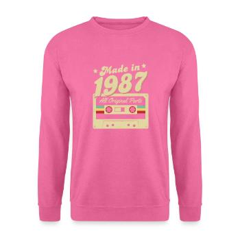 Made in 1987 - Unisex Pullover - Pink - Vorne