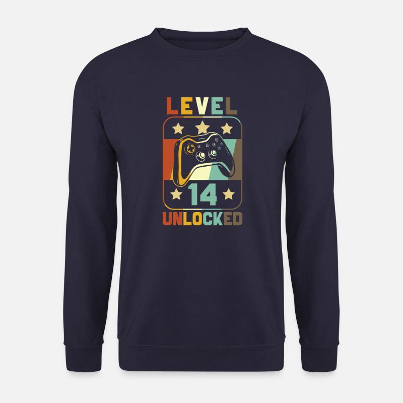 Level 14 Unlocked - Unisex Sweatshirt - navy