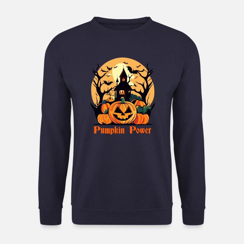 Kürbis Power Halloween - Unisex Pullover - Navy