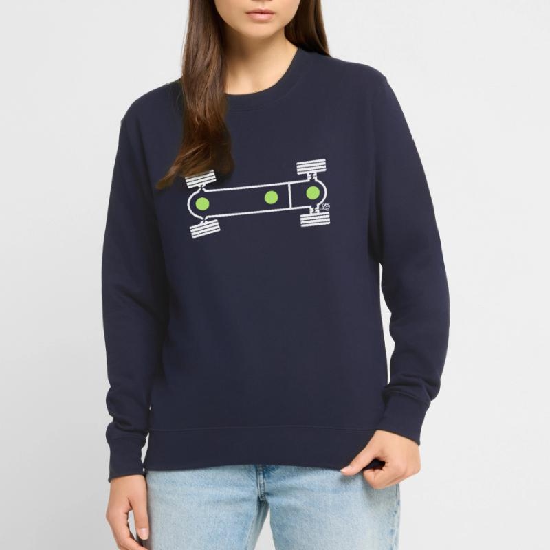 Syncro Diff Lock blanc Sweat-shirt Unisexe