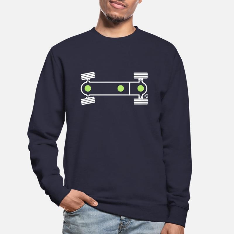 Syncro Diff Lock blanc Sweat-shirt Unisexe