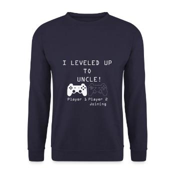 Je suis passé à l'oncle - Sweat-shirt Unisexe - marine - Devant - Alina (178cm) & Michal (187cm)