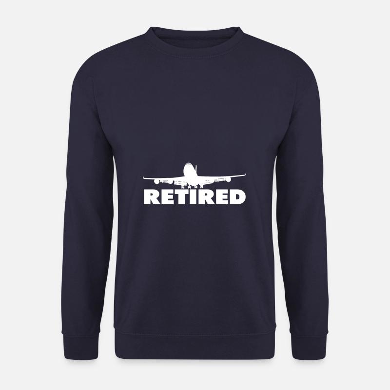 Retired Pilot - Unisex Sweatshirt - navy