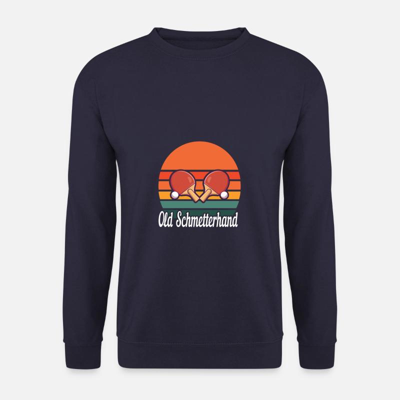 Tischtennis Old Schmetterhand Tischtennis - Unisex Pullover - Navy