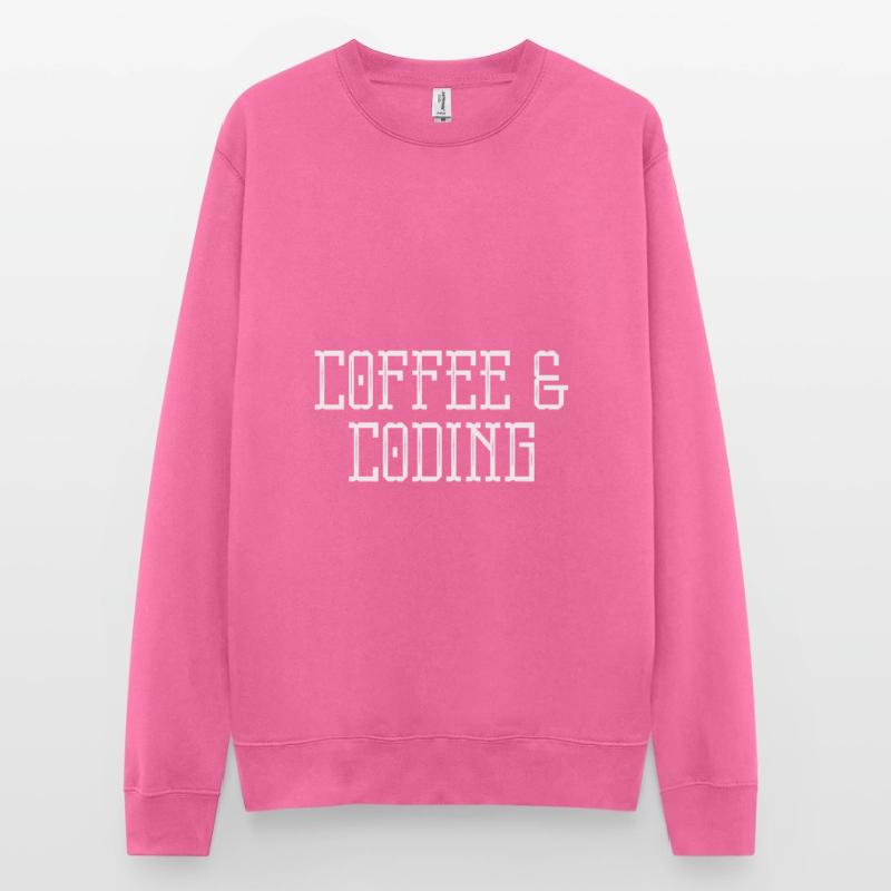 Coffee & Coding Coder who loves coffee Unisex Pullover