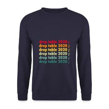 Développeur de codage de codeur de programmeur amusant - Sweat-shirt Unisexe - marine - Devant - Alina (178cm) & Michal (187cm)