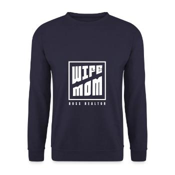 Wife Mom Boss Realtor Female Career Agents - Unisex Sweatshirt - navy - Front - Alina (178cm) & Michal (187cm)