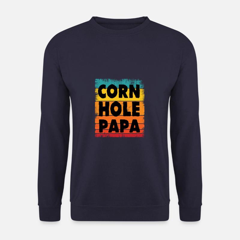 Cornhole Papa - Sweat-shirt Unisexe - marine