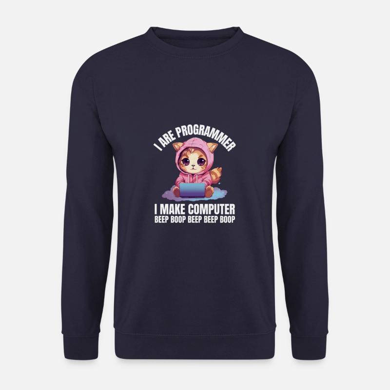 I'm a programmer. I'm doing Computer Beep - Unisex Sweatshirt - navy