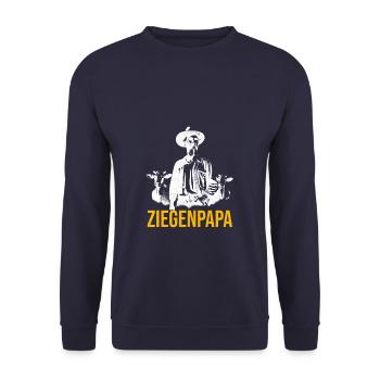 Goats Dad Farmer Farmer Farm Gift - Unisex Sweatshirt - navy - Front - Alina (178cm) & Michal (187cm)