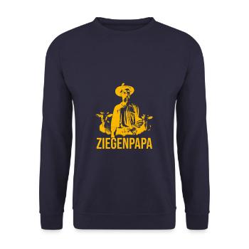 Goats Dad Farmer Farmer Farm Gift - Unisex Sweatshirt - navy - Front - Alina (178cm) & Michal (187cm)