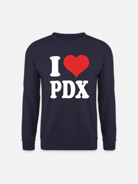 I Love Portland - Unisex Sweatshirt - navy