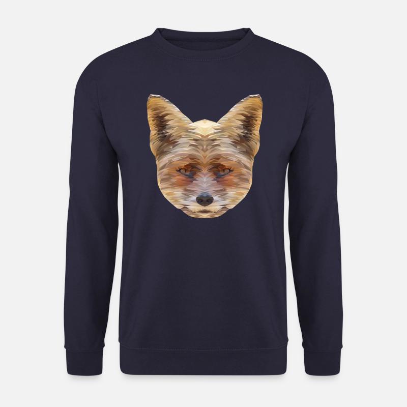 Fox Polygon - Unisex Sweatshirt - navy