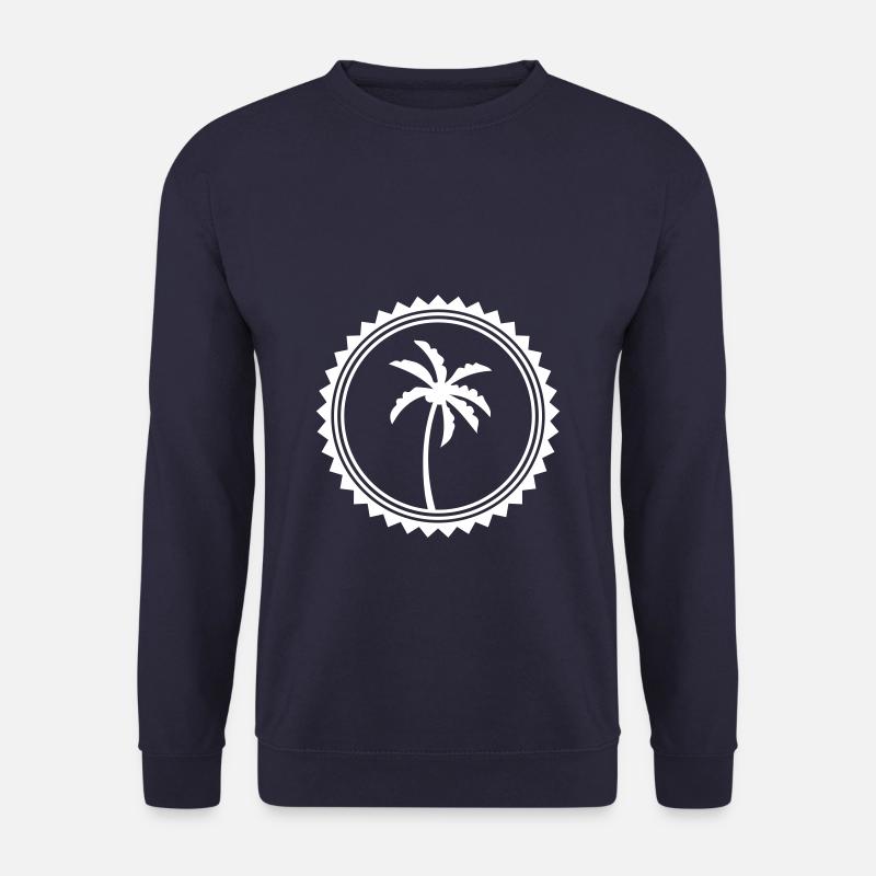 palme kreis icon - Unisex Pullover - Navy