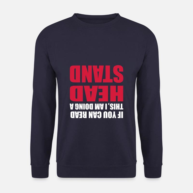 headstand - Sweat-shirt Unisexe - marine