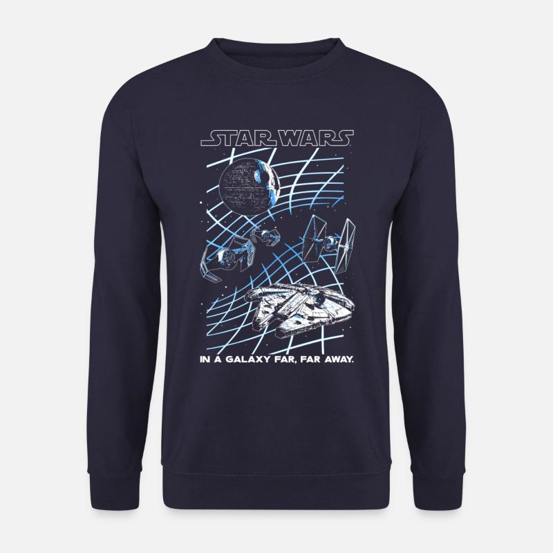 Star Wars Motiv & Spruch In A Galaxy Far, Far Away - Unisex Pullover - Navy