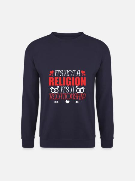 Pas de religion une relation - Sweat-shirt Unisexe - marine