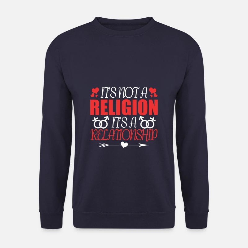 Pas de religion une relation - Sweat-shirt Unisexe - marine