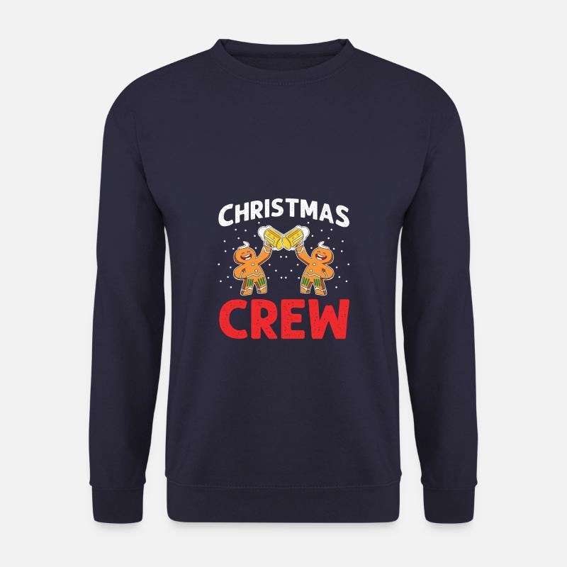 Lebkuchenmann christmas drinking - Unisex Pullover - Navy