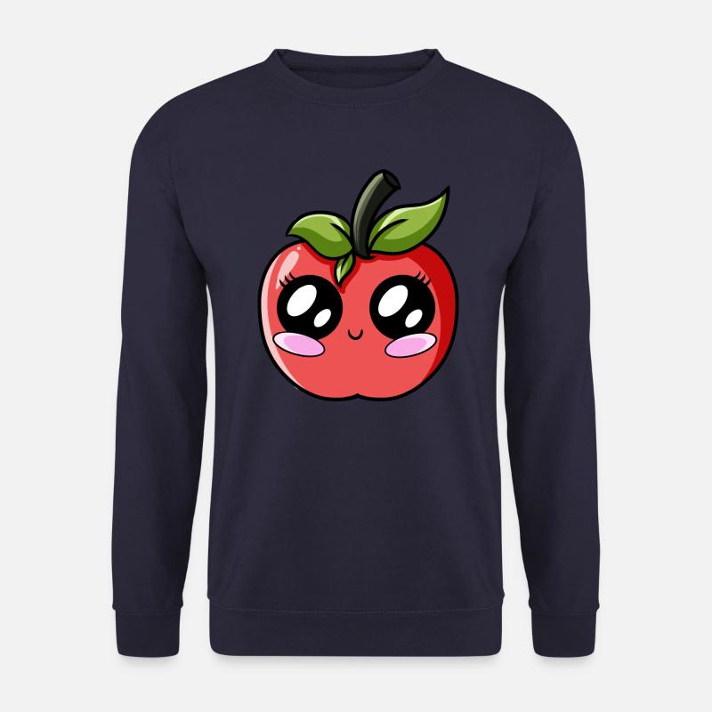 Kawaii apple - Unisex Sweatshirt - navy