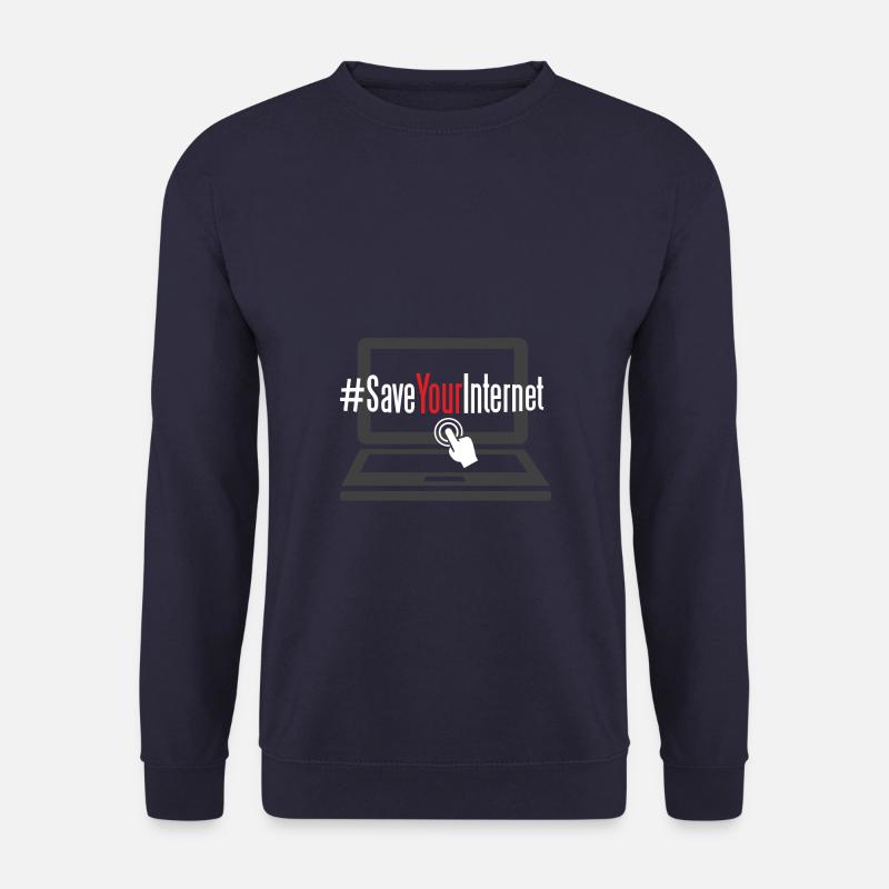 Save Your Internet - Unisex Pullover - Navy
