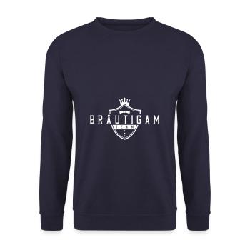 armoiries de l'équipe de marié - Sweat-shirt Unisexe - marine - Devant - Alina (178cm) & Michal (187cm)