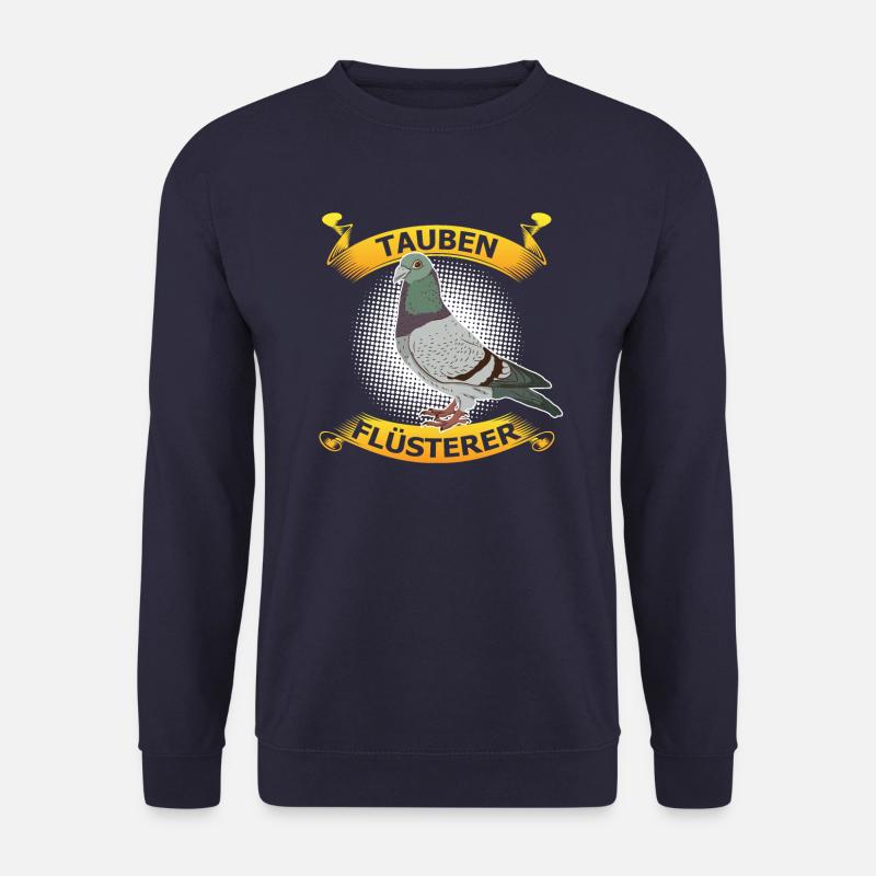 Taube Taubenzüchter Brieftauben lustiges Geschenk - Unisex Pullover - Navy