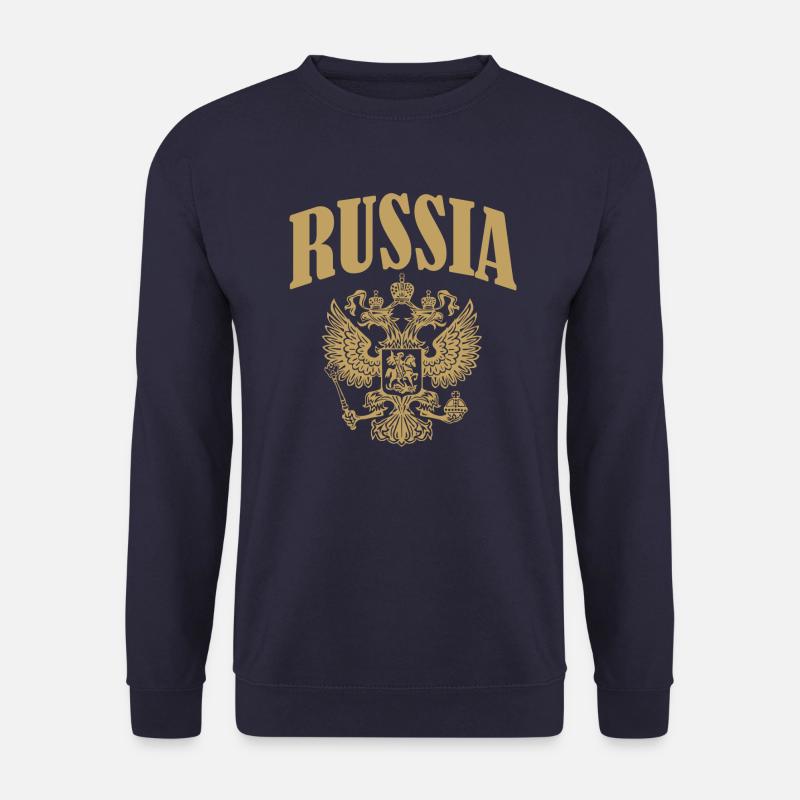 Russia - Unisex Pullover - Navy