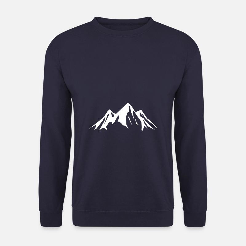 mountains mountains icon - Unisex Sweatshirt - navy