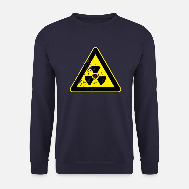 Nuklear-Schild (destroyed) - Unisex Pullover - Navy