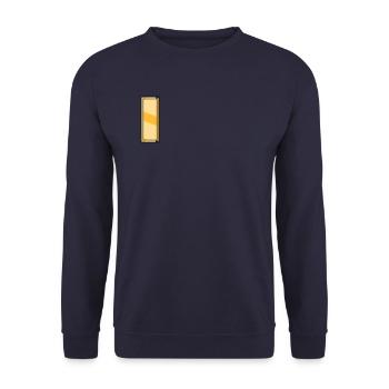 Army Second Lieutenant Rank in different colours - Unisex Pullover - Navy - Vorne - Alina (178cm) & Michal (187cm)