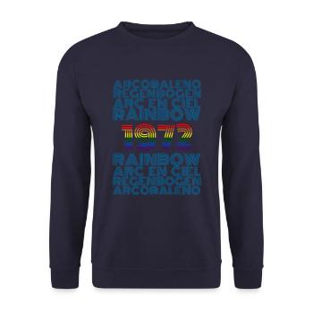 1972 - Unisex Pullover - Navy - Vorne - Alina (178cm) & Michal (187cm)