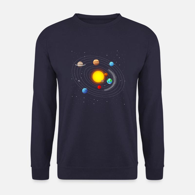 Sonnensystem - Unisex Pullover - Navy
