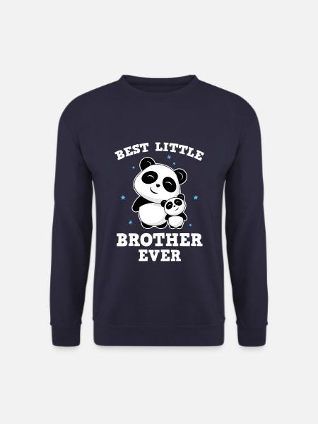 Best Little Brother Ever - Kleiner Panda Bruder - Unisex Pullover - Navy