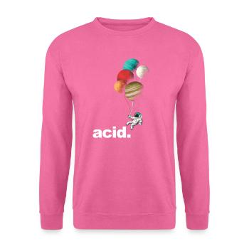 Acid Party Drugs Lsd Acid Techno - Médicaments - Sweat-shirt Unisexe - rose - Devant