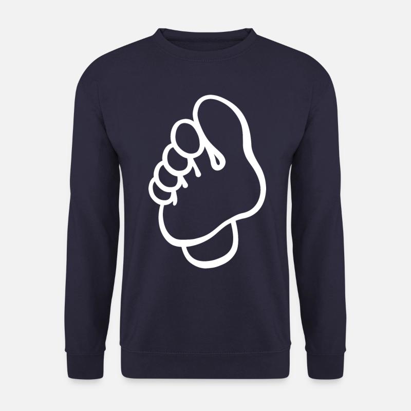 Fuß - Fußpflege - Podologin - Spruch - Unisex Pullover - Navy