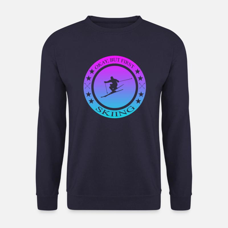 Ski Spruch - Unisex Pullover - Navy