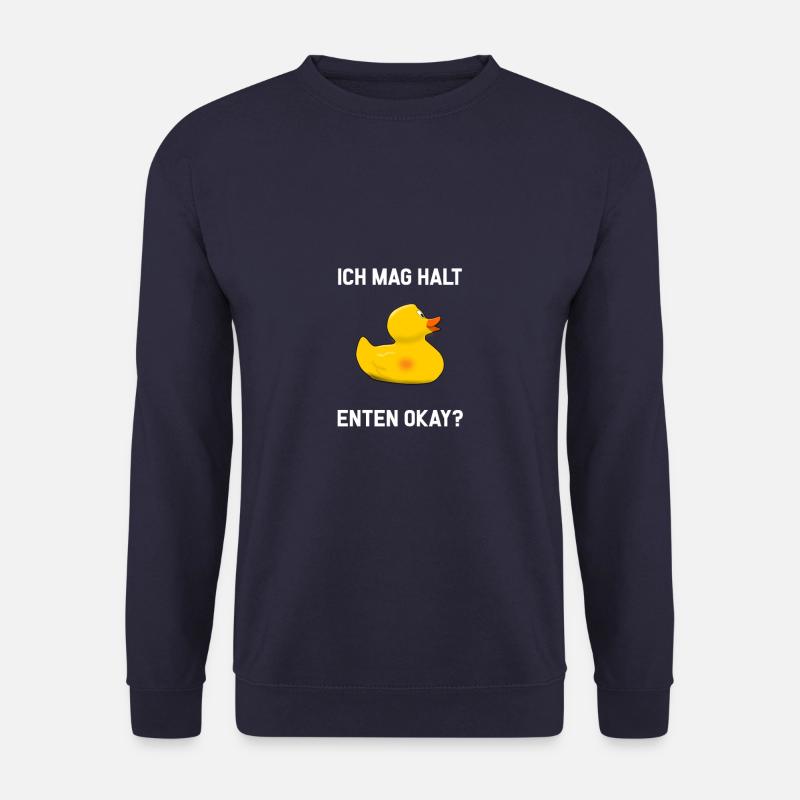 J’aime juste les canards - Sweat-shirt Unisexe - marine