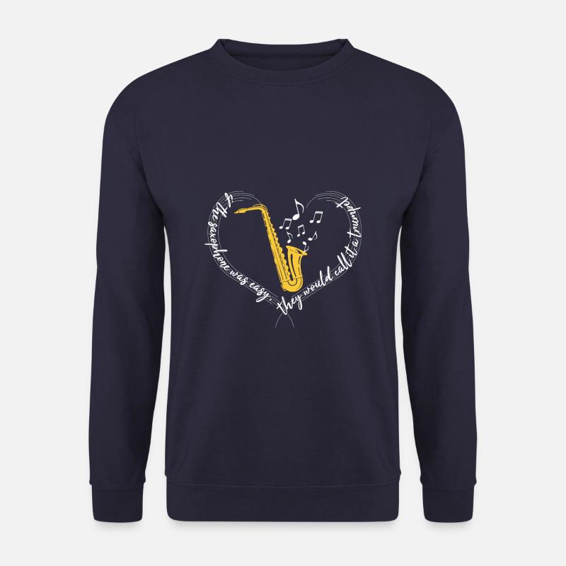 Saxophon - Unisex Pullover - Navy
