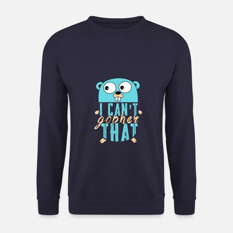 Golang Gopher, Stylish - Unisex Sweatshirt - navy