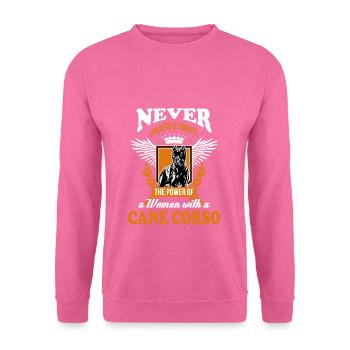 cane corso - Unisex Sweatshirt - pink - Front