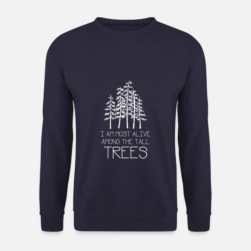 Hohe Bäume Natur - Unisex Pullover - Navy