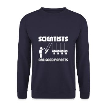 Ingénieur scientifique en informatique informatique parents - Sweat-shirt Unisexe - marine - Devant - Alina (178cm) & Michal (187cm)