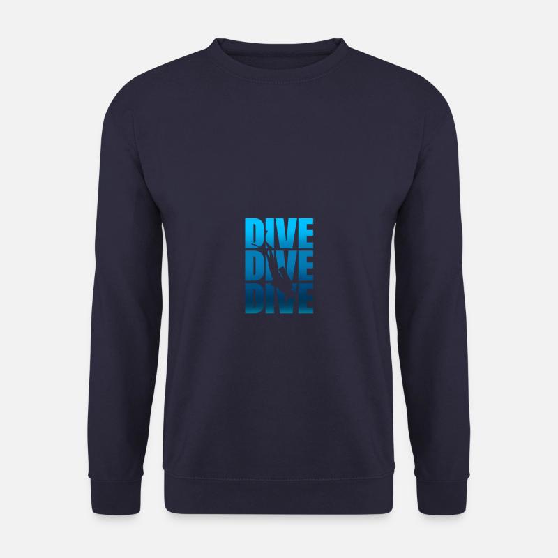 DIVE DIVE DIVE - Unisex Sweatshirt - navy