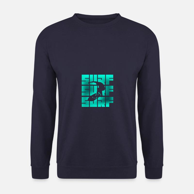 SURF SURF SURF - Unisex Sweatshirt - navy