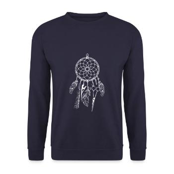 Hairdresser Hairdresser Hairdressing Hairdresser - Unisex Sweatshirt - navy - Front - Alina (178cm) & Michal (187cm)