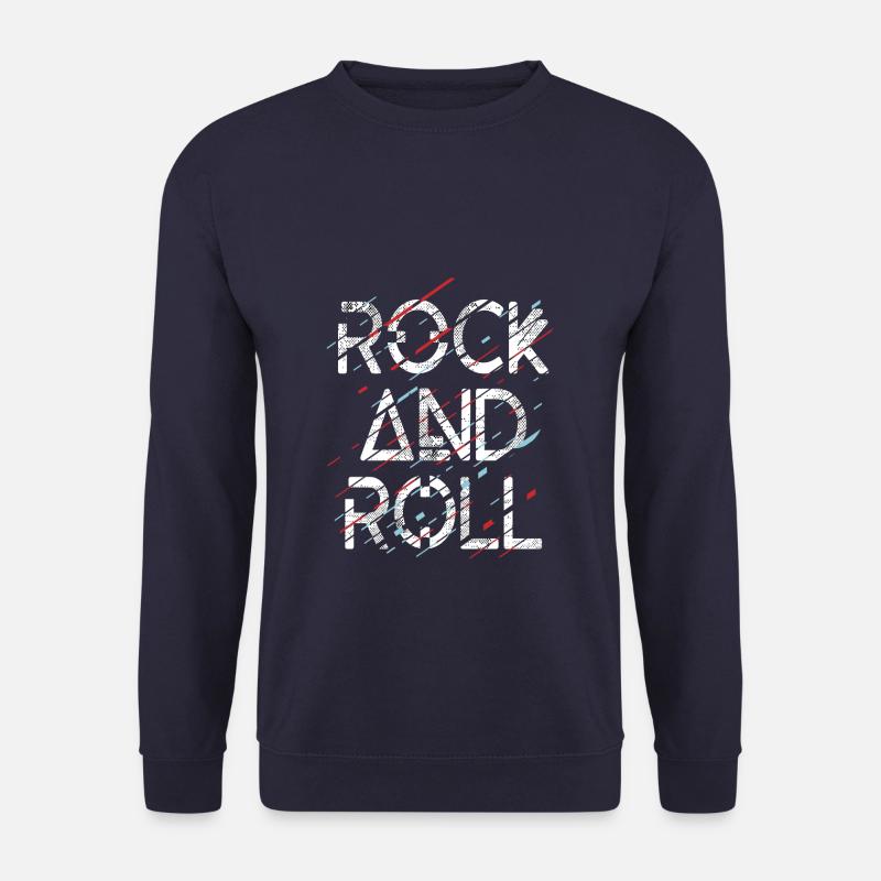 ROCK AND ROLL - Unisex Sweatshirt - navy